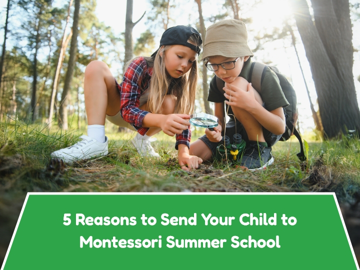 5 Reasons to Send Your Child to Montessori Summer School